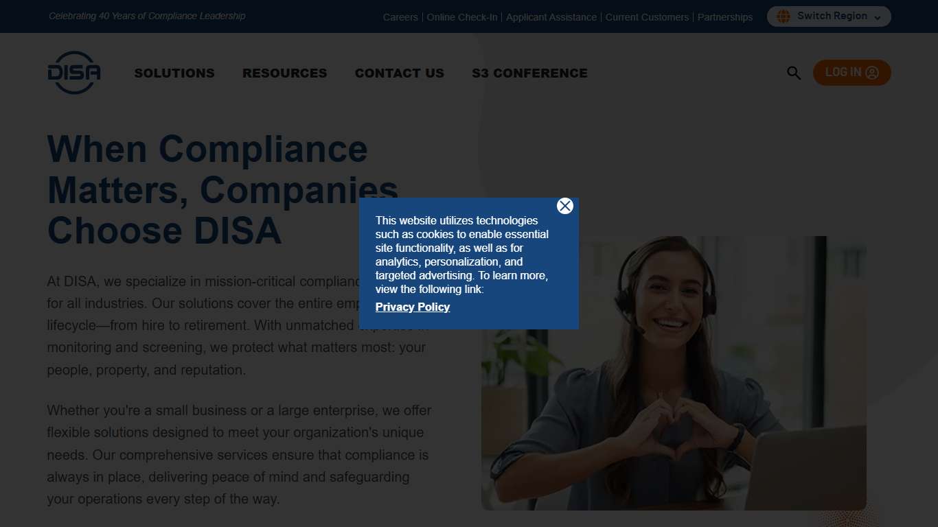Workforce Compliance & Screening Solutions | DISA